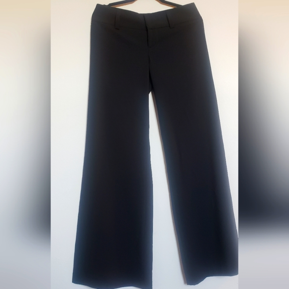 Alice+Olivia wide leg black pants